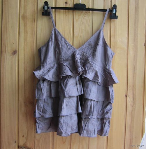 Топ H&M с воланами, р.44. Новый.