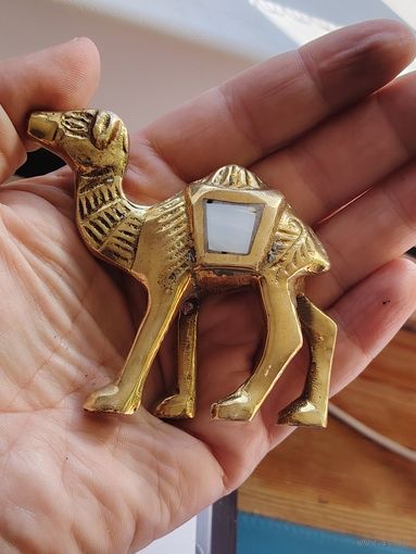 Фигурка латунная