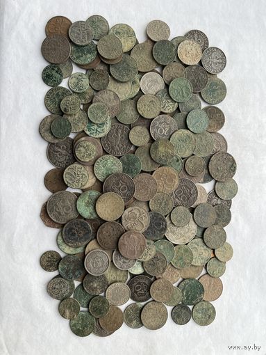Монеты Польши до 1940 180 шт