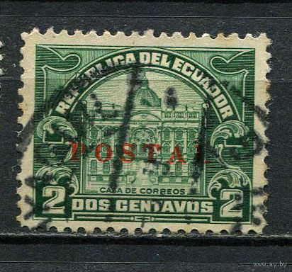 Эквадор - 1929 - Надпечатка POSTAL - [Mi. 281] - полная серия - 1 марка. Гашеная.  (Лот 30JD)-TG2P1