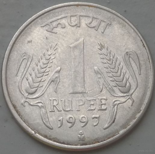Индия 1 рупия 1997 (монетный двор Мехико). Возможен обмен