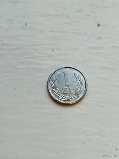1 злотый Польша. Малый размер.