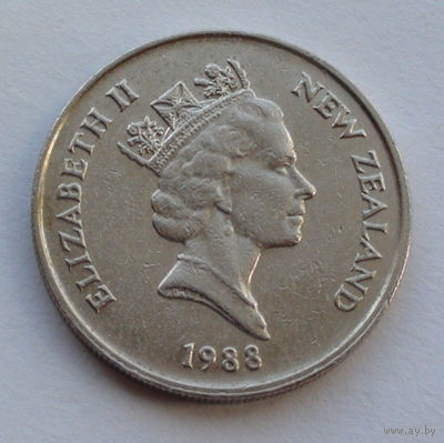 Новая Зеландия 10 центов, 1988
