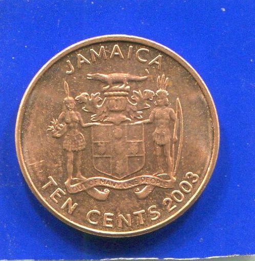 Ямайка 10 центов 2003