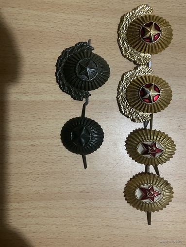 Кокарды СССР стальные и алюминевые