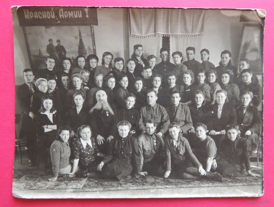 Фото коллективное в честь дня Красной армии (17*13 см)
