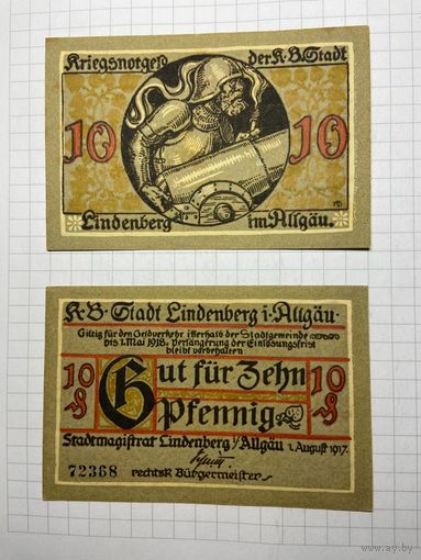 Нотгельд 10 пфеннигов Германия-3012