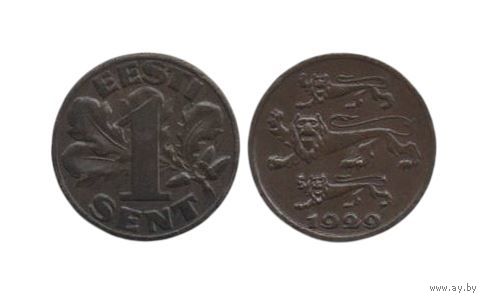 Эстонская Республика /I Республика/. 1 сент 1929. Unc.