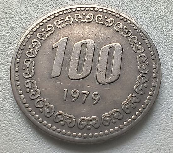 Южная Корея 100 вон, 1979  5-12-5