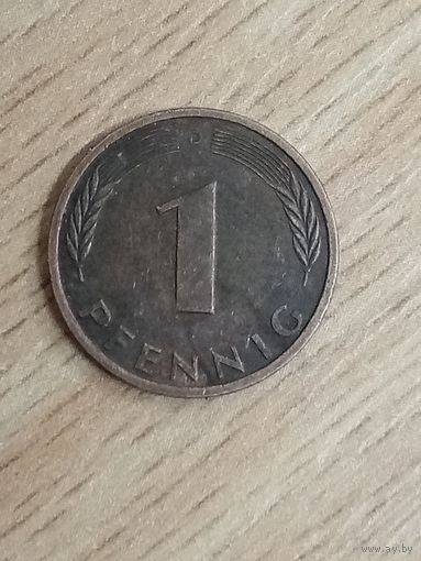 1 пфенниг 1991 D Германия
