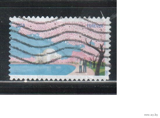 США-2012 (Мих.4828) , гаш. , Цветение деревьев(одиночка), (1)