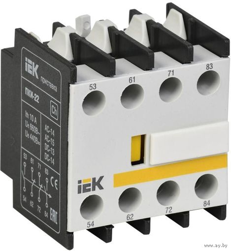 Приставка ПКИ-22 дополнительные контакты 2NO+2NC EK