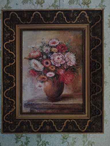 Картина в раме 33/44,масло, холст.