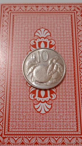 Острова Кука 10 центов 1992