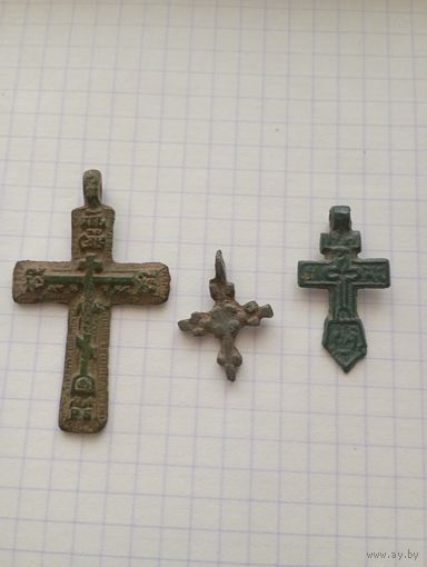 Крестики три штуки