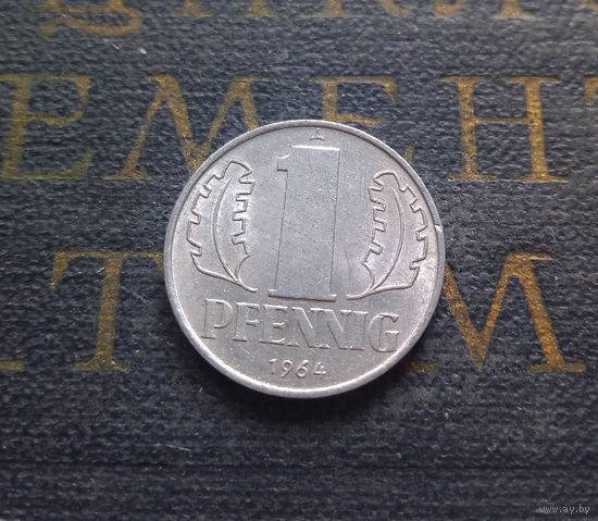 1 пфенниг 1964 (A) Германия ГДР #06 XF