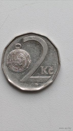 Чехия. 2 кроны 2009 года.