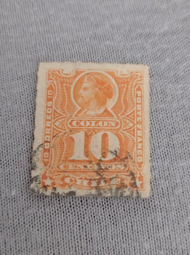 Чили (1878-1883) Колумб. 10 сентаво