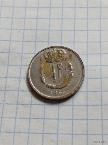1 франк 1965 года