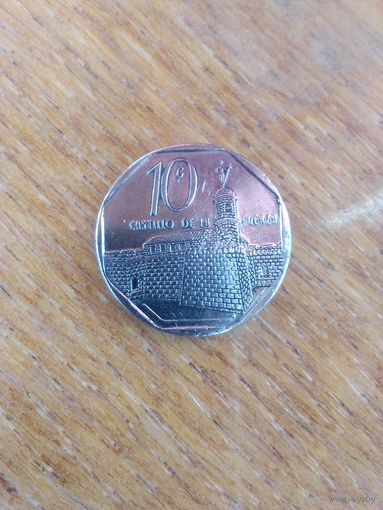 Монеты. Куба 10 сентаво 2000г.