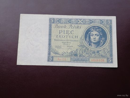 Польша 5 злотых 1930