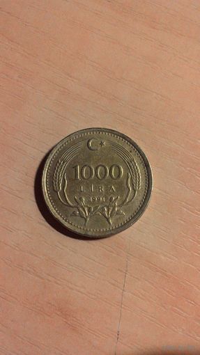 Турция, 1000 лир 1991.