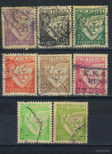 Португалия Респ 1931 Эпос Луиса де Камоэнса "Лузиады" Стандарт # 534-5,537,540,542-4,552