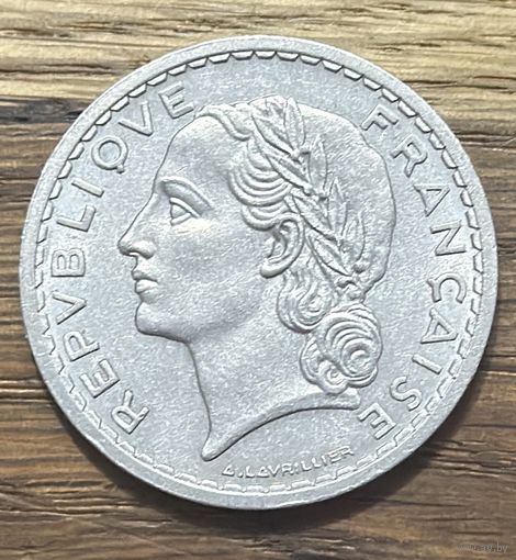 5 Франков Франция 1946г.