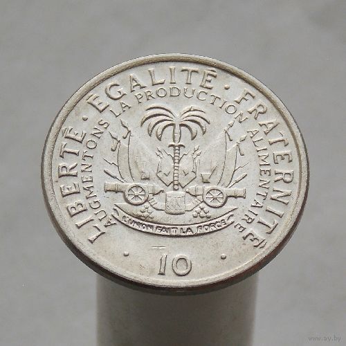 Гаити 10 сантимов 1975 серия FAO