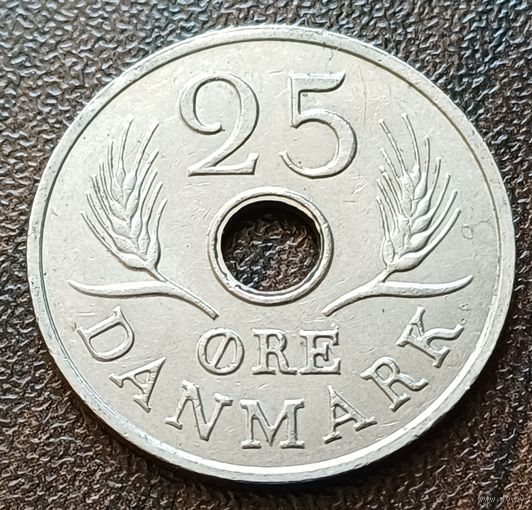 Дания 25 эре, 1967    ( 2-10-1 )