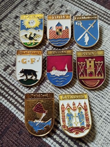 Гербы городов. Иностранные (3).