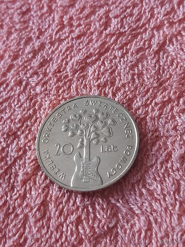 2 злотых 2012 20 лет Благотворительному Рождественскому оркестру