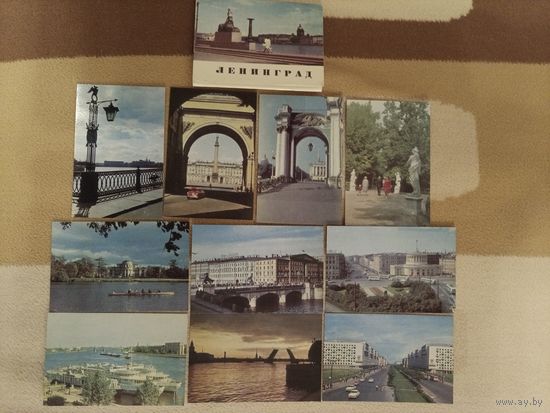 Набор мини-открыток Ленинград 1970 г.