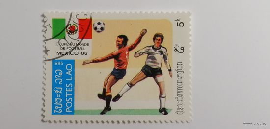 Лаос 1985. Футбол.