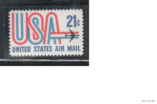 США-1971, (Мих.1036), ** , Авиапочта (одиночка)