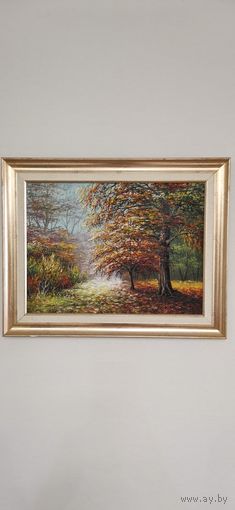 Картина маслом"Золотая осень"