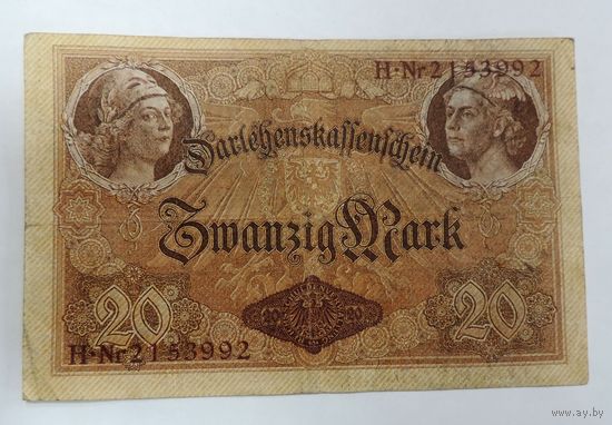 20 марок 1914 г. Германия.