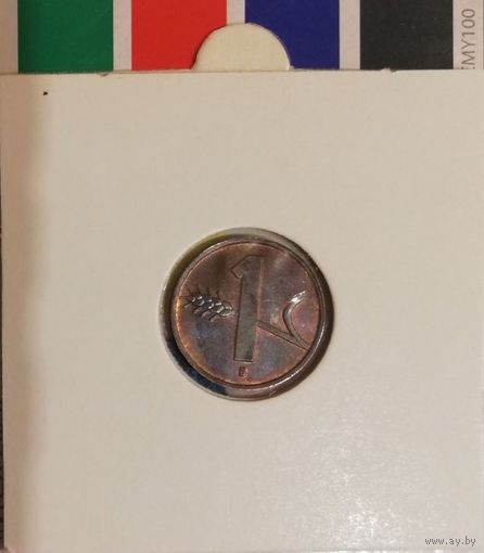 Швейцария 1 раппен 1948 B. Патина, в холдере.