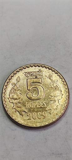 Индия 5 рупий 2009