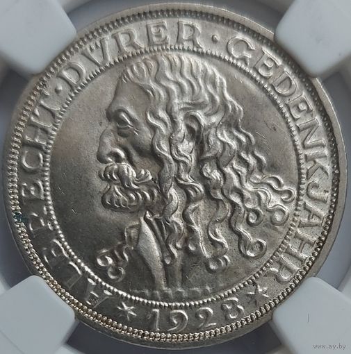 3 марки 1928 Дюрер MS-64+ NGC