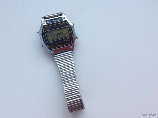 Часы Монтана рабочие будильник подсветка мелодии