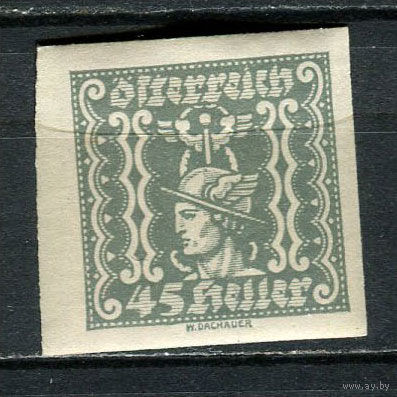 Первая Австрийская Республика - 1921/1922 - Меркурий 45H. Газетная марка - [Mi.409] - 1 марка. MH.  (Лот 69Gi)-T2P36