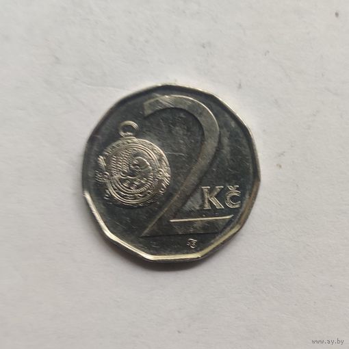 Чехия 2 кроны 2009 г.