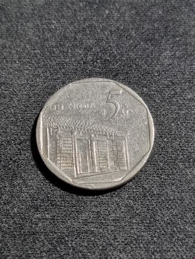Куба 5 сентаво 1999