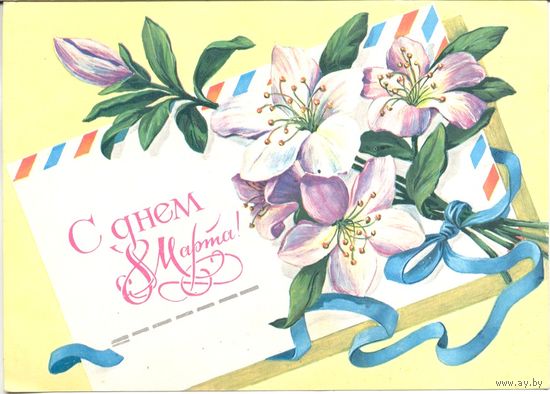 Чистая открытка СССР. Зеленская. 1979