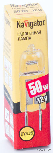 Лампа галогенная капсула G6.35 Navigator JC 12V 50W