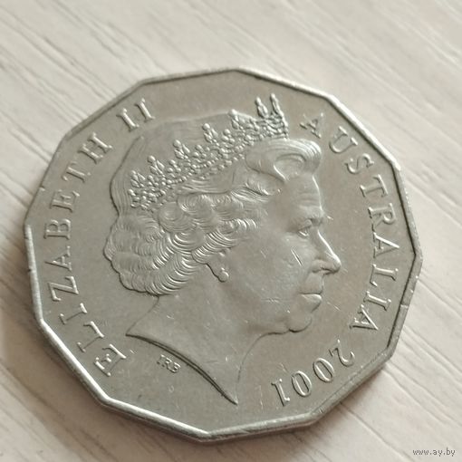 Австралия 50 центов 2001г.