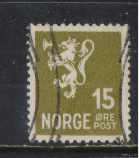 Норвегия Оккупация Германией 1940 Герб Стандарт #223