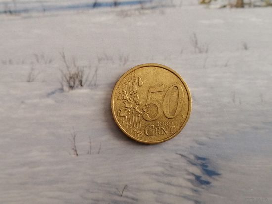 ГРЕЦИЯ 50 ЕВРО ЦЕНТОВ ВОЗМ.ОБМЕН