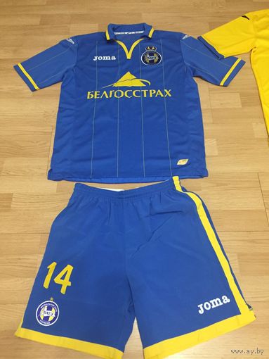 Комплект футбольной формы, фирменный, клубный, "БАТЭ"